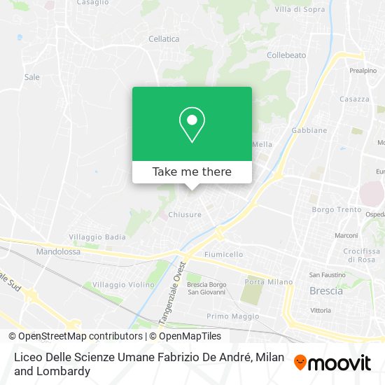 Liceo Delle Scienze Umane Fabrizio De André map