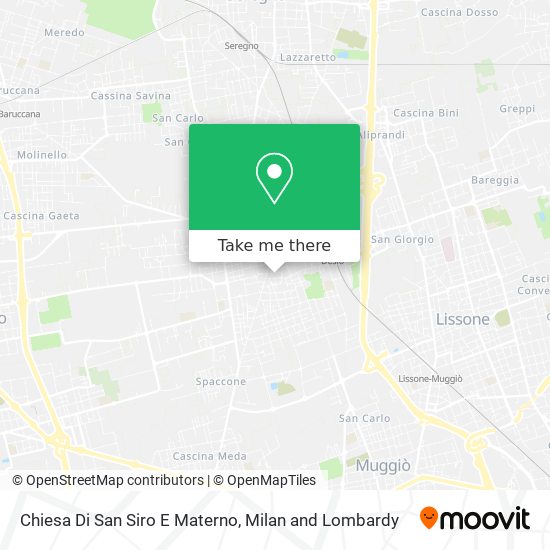 Chiesa Di San Siro E Materno map