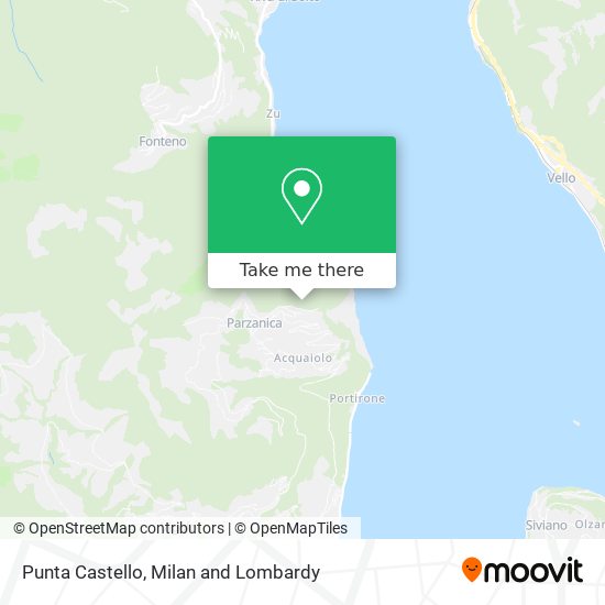 Punta Castello map