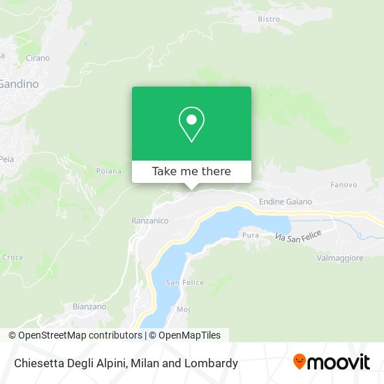 Chiesetta Degli Alpini map