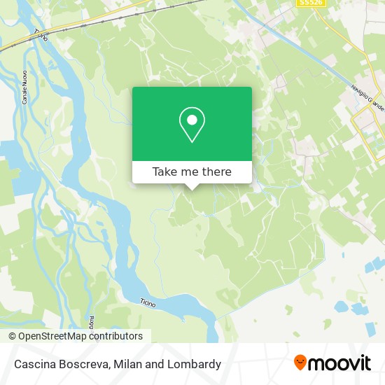 Cascina Boscreva map
