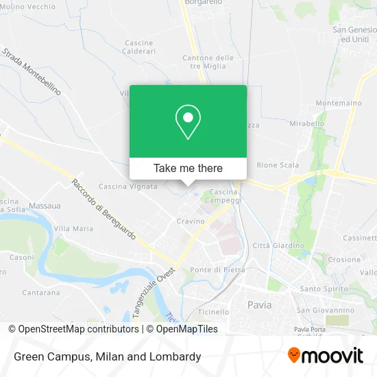 Green Campus map