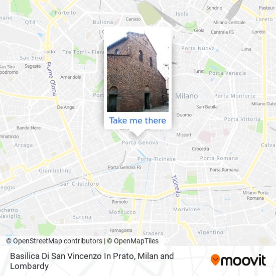 Basilica Di San Vincenzo In Prato map
