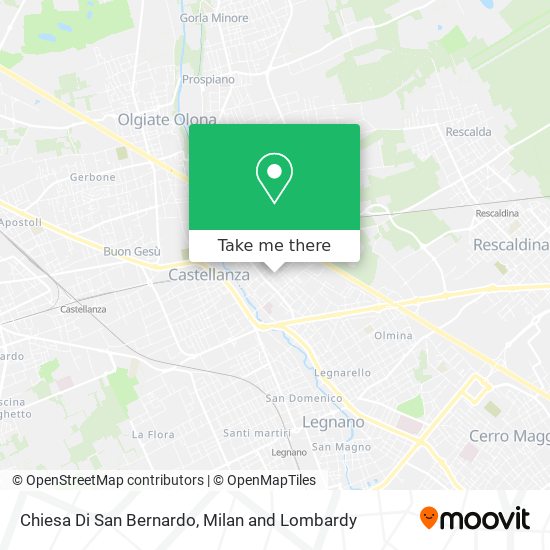 Chiesa Di San Bernardo map