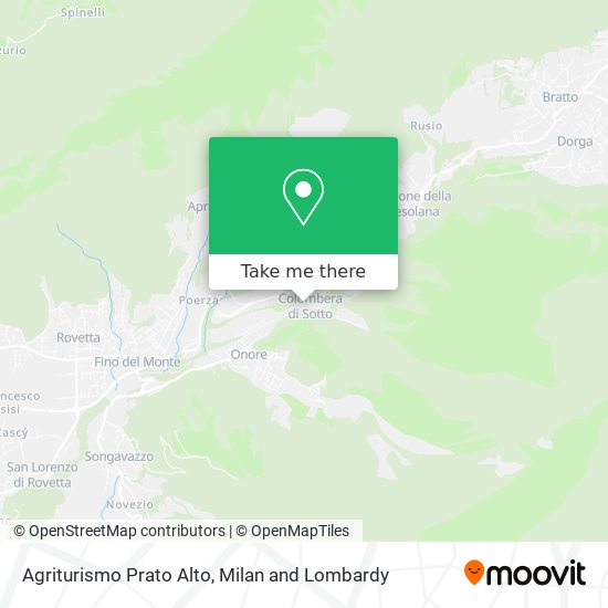 Agriturismo Prato Alto map