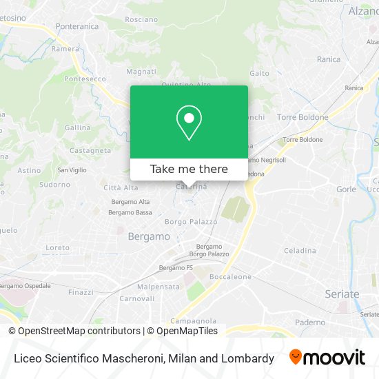 Liceo Scientifico Mascheroni map