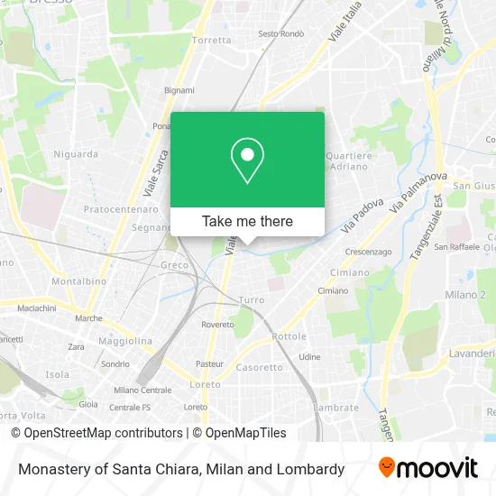 Monastery of Santa Chiara map