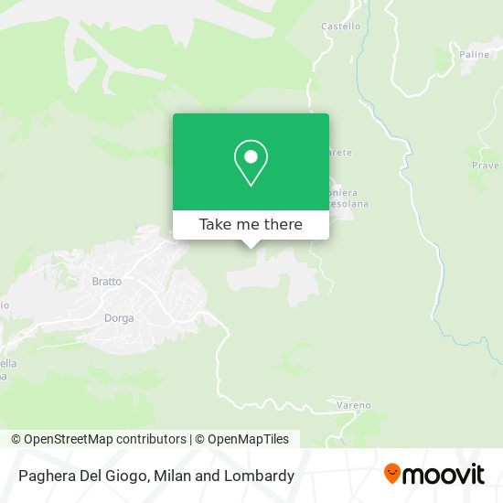 Paghera Del Giogo map