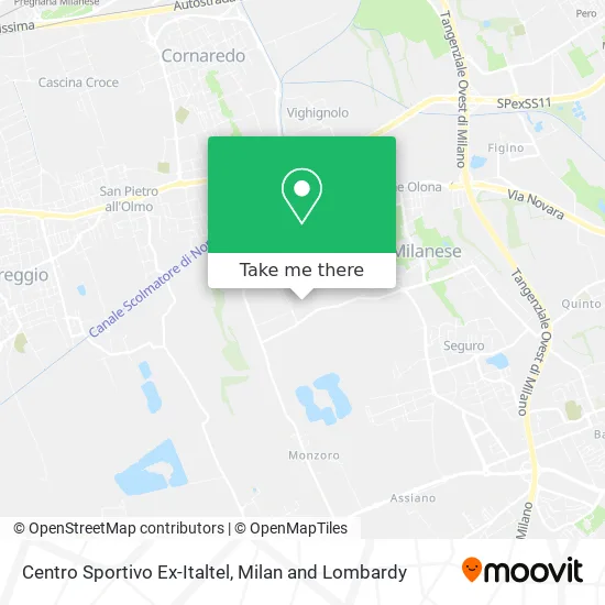 Centro Sportivo Ex-Italtel map