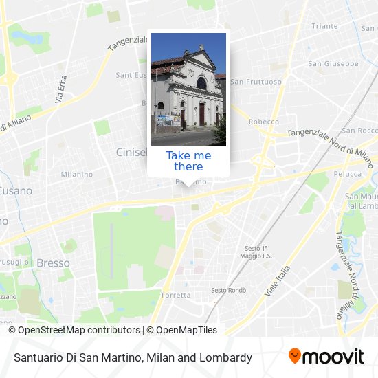 Santuario Di San Martino map