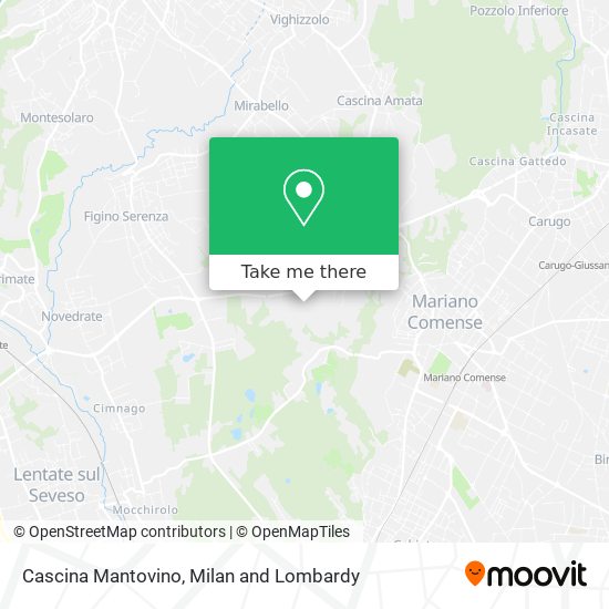 Cascina Mantovino map