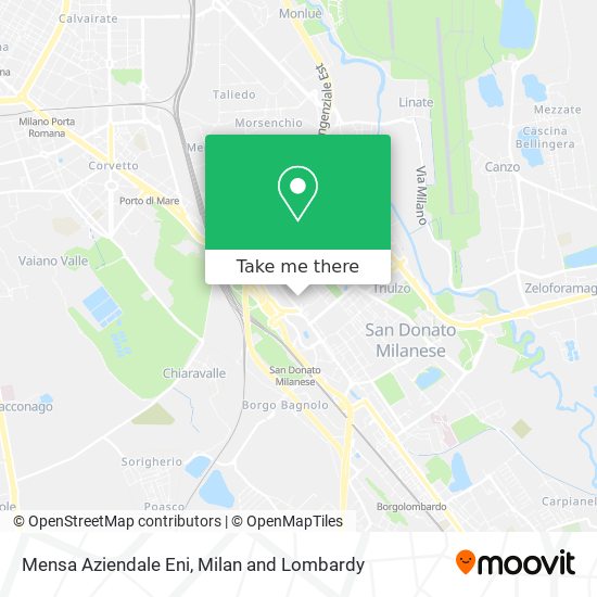 Mensa Aziendale Eni map