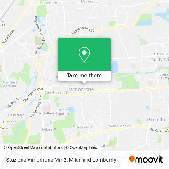 Stazione Vimodrone Mm2 map