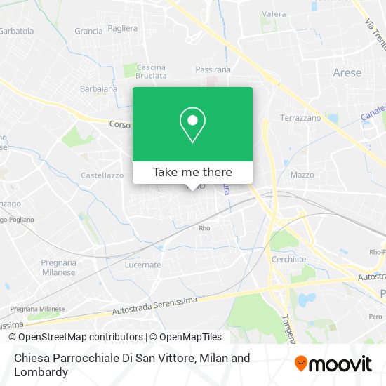Chiesa Parrocchiale Di San Vittore map
