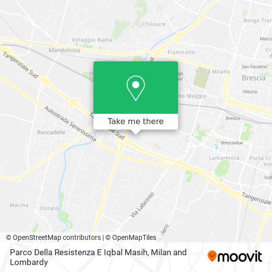 Parco Della Resistenza E Iqbal Masih map