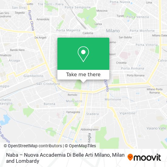 Naba – Nuova Accademia Di Belle Arti Milano map