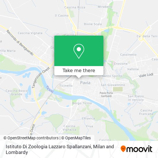 Istituto Di Zoologia Lazzaro Spallanzani map