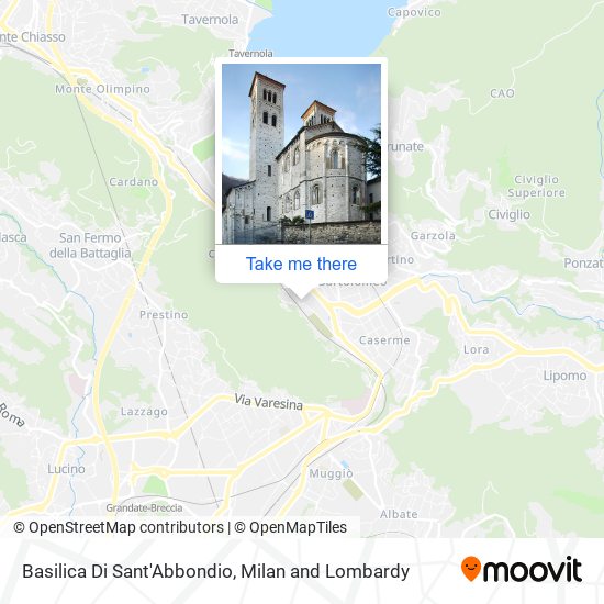 Basilica Di Sant'Abbondio map