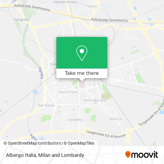 Albergo Italia map