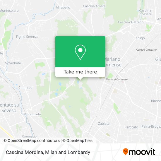 Cascina Mordina map