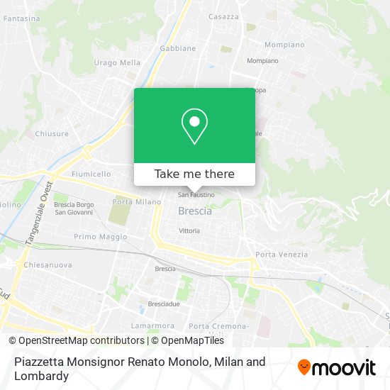 Piazzetta Monsignor Renato Monolo map