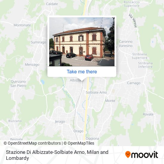 Stazione Di Albizzate-Solbiate Arno map