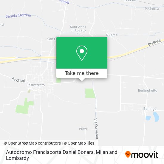 Autodromo Franciacorta Daniel Bonara map