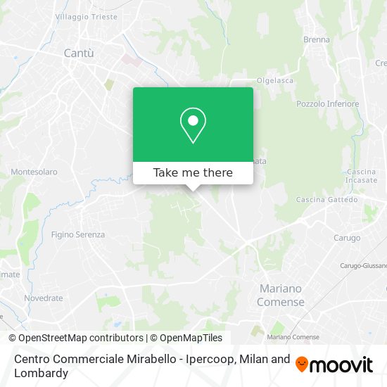 Centro Commerciale Mirabello - Ipercoop map