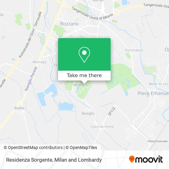 Residenza Sorgente map