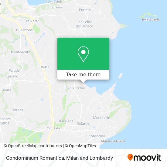 Condominium Romantica map