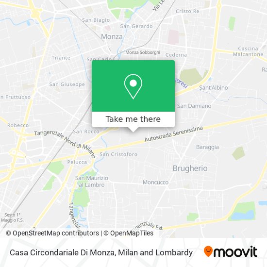 Casa Circondariale Di Monza map