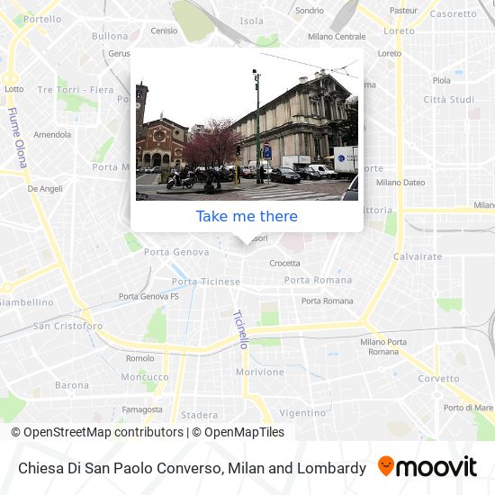 Chiesa Di San Paolo Converso map