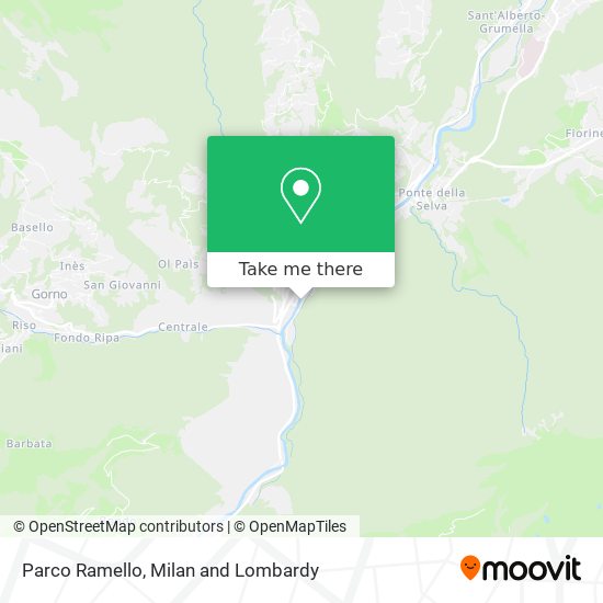 Parco Ramello map