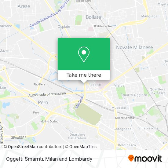 Oggetti Smarriti map