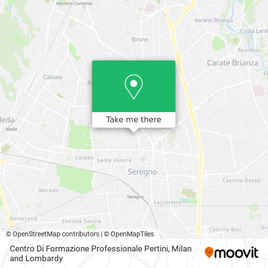 Centro Di Formazione Professionale Pertini map