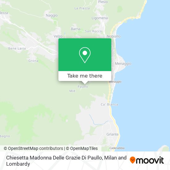Chiesetta Madonna Delle Grazie Di Paullo map