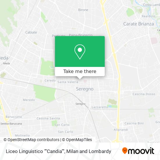 Liceo Linguistico ""Candia"" map
