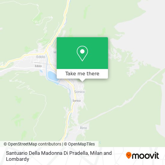 Santuario Della Madonna Di Pradella map