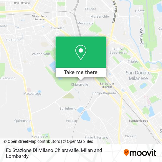 Ex Stazione Di Milano Chiaravalle map