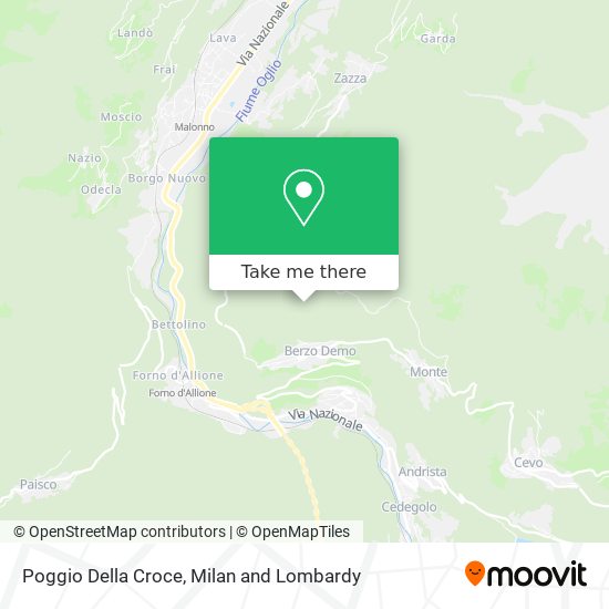 Poggio Della Croce map