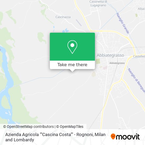 Azienda Agricola ""Cascina Costa"" - Rognoni map
