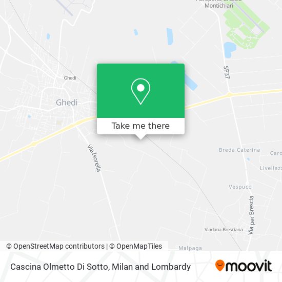 Cascina Olmetto Di Sotto map