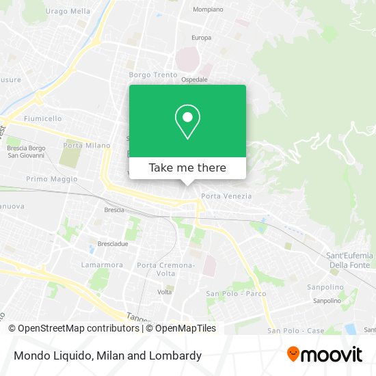 Mondo Liquido map