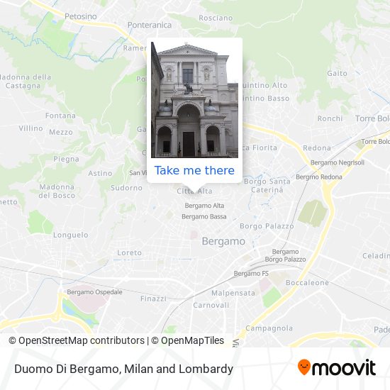 Duomo Di Bergamo map