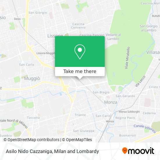 Asilo Nido Cazzaniga map