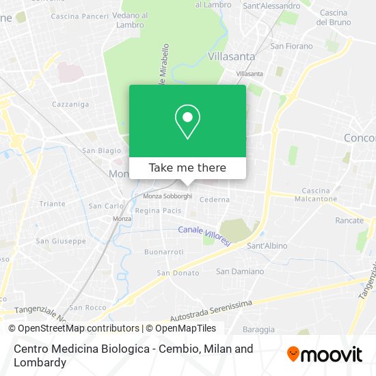 Centro Medicina Biologica - Cembio map