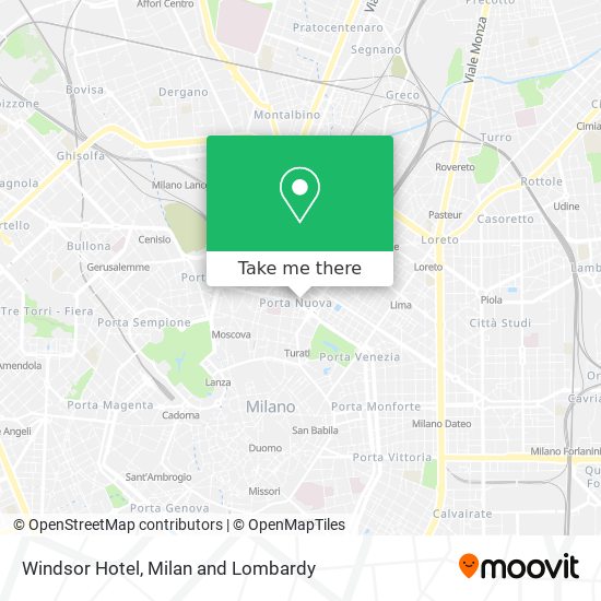 Windsor Hotel map