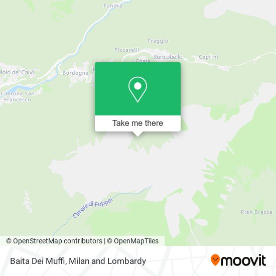 Baita Dei Muffi map