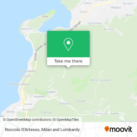 Roccolo D'Artesso map