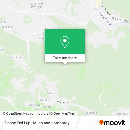 Dosso Dei Lupi map
